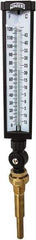 Winters - -15 to 120°F, Industrial Thermometer with Standard Thermowell - 5 Inch Immersion Length, 6 Inch Stem Length, 20 Inch Long, 3/4 Inch Thread - Eagle Tool & Supply