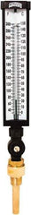 Winters - 30 to 300°F, Industrial Thermometer with Standard Thermowell - 3 Inch Immersion Length, 3-1/2 Inch Stem Length, 17 Inch Long, 3/4 Inch Thread - Eagle Tool & Supply