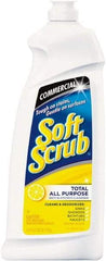 Soft Scrub - 36 oz Bottle All-Purpose Cleaner - Liquid, Lemon - Eagle Tool & Supply