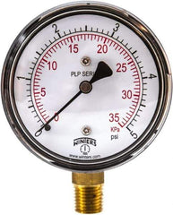 Winters - 5 psi, Pressure Test Gauge and Calibrator - 2-1/2 Inch Diameter - Eagle Tool & Supply