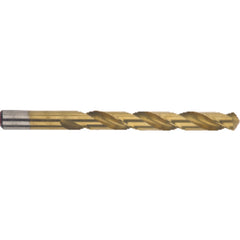 #10; Jobber Length; High Speed Steel; TiN; Made In U.S.A. Series/List #1330G - Eagle Tool & Supply