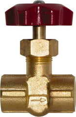 Winters - 1/4" Pipe, FNPT x FNPT End Connection, Lead Free Brass Pressure Regulating Valve - Buna N Seal, 0 to 400 psi Working Pressure - Eagle Tool & Supply