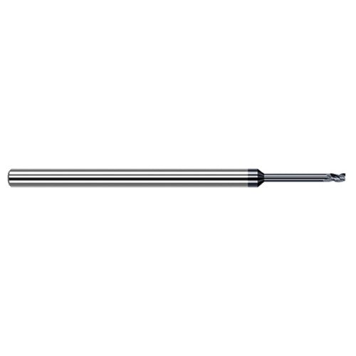 ‎Variable Helix End Mills for Free Machining Steels - 0.1250″ (1/8″) Cutter Diameter × 0.1870″ (3/16″) Length of Cut × 1.2500″ (1-1/4″) Reach Carbide Square End Mill for Free Machining Steels, 4 Flutes, AlTiN Coated - Exact Industrial Supply