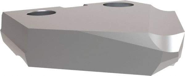 Allied Machine and Engineering - 35mm Diam x 3/16" Thick, Seat Code 2, 90° Included Angle Spade Drill Insert - TiCN Coated, Cobalt, Grade Super Cobalt, Series T-A - Eagle Tool & Supply