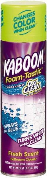 Kaboom - 19 oz Can Foam Bathroom Cleaner - Fresh Scent, Nonacidic, General Purpose Cleaner - Eagle Tool & Supply