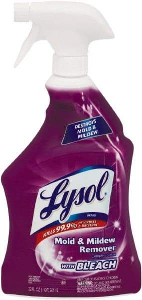 Lysol - 1 qt Spray Bottle Liquid Bathroom Cleaner - Unscented Scent, Disinfectant, Mold & Mildew Cleaner - Eagle Tool & Supply