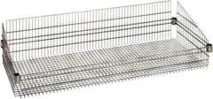 Quantum Storage - Wire Basket Unit - 48" Wide x 18" Deep x 10" High, - Eagle Tool & Supply