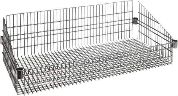Quantum Storage - Wire Basket Unit - 36" Wide x 18" Deep x 10" High, - Eagle Tool & Supply
