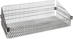 Quantum Storage - Wire Basket Unit - 36" Wide x 18" Deep x 10" High, - Eagle Tool & Supply