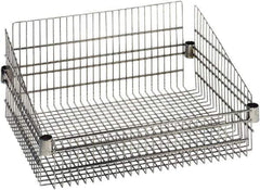 Quantum Storage - Wire Basket Unit - 24" Wide x 24" Deep x 10" High, - Eagle Tool & Supply