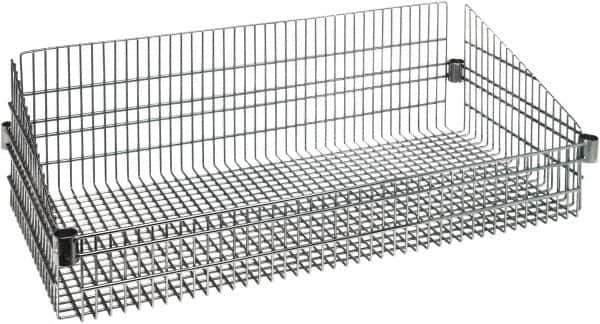 Quantum Storage - Wire Basket Unit - 36" Wide x 24" Deep x 10" High, - Eagle Tool & Supply