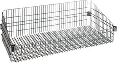Quantum Storage - Wire Basket Unit - 36" Wide x 24" Deep x 10" High, - Eagle Tool & Supply