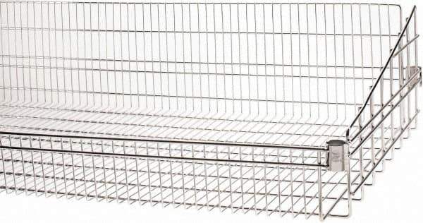 Quantum Storage - Wire Basket Unit - 60" Wide x 24" Deep x 10" High, - Eagle Tool & Supply