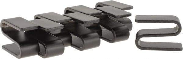 Quantum Storage - Open Shelving Accessory/Component - Black Finish Finish, 1mm Long, Use with Wire Shelving Units - Eagle Tool & Supply