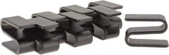 Quantum Storage - Open Shelving Accessory/Component - Black Finish Finish, 1mm Long, Use with Wire Shelving Units - Eagle Tool & Supply