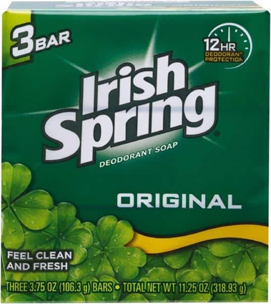 Irish Spring - 3.75 oz Box Bar Soap - Green, Original Scent - Eagle Tool & Supply