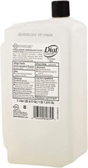 Dial - 1 L Dispenser Refill Liquid Soap - Clear, Pleasant Fragrance Scent - Eagle Tool & Supply