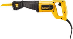 DeWALT - 2,800 Strokes per Minute, 1-1/8 Inch Stroke Length, Electric Reciprocating Saw - 120 Volts, 10 Amps - Eagle Tool & Supply