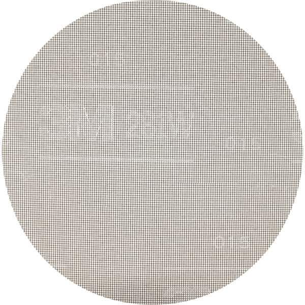 3M - 8" Diam, 1,000 Grit Aluminum Oxide Adhesive PSA Disc - Super Fine Grade, Black, Cloth Backing, Flexible, Use with Random Orbital Sanders - Eagle Tool & Supply