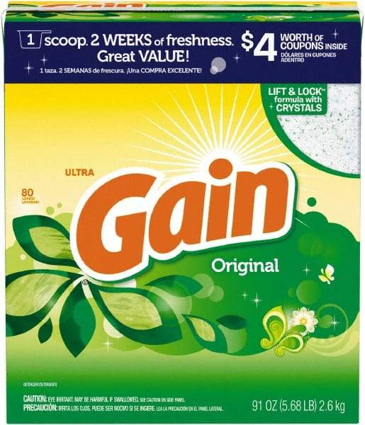Gain - 91 oz Powder Laundry Detergent - Powder - Eagle Tool & Supply