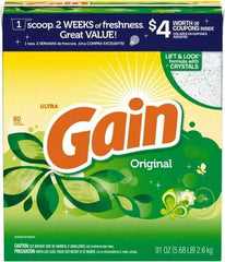 Gain - 91 oz Powder Laundry Detergent - Powder - Eagle Tool & Supply