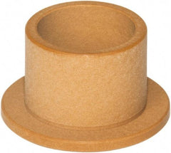 TriStar - 1/2" Inside x 3/4" Outside Diam, Rulon J Flanged Bearing - 1" Flange Outside Diam, 1/8" Flange Thickness, 3/4" OAL - Eagle Tool & Supply