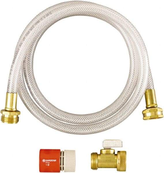 Diversey - 5/8" Hose Bibb Inlet, 5/8" Hose Bibb Outlet, Water Hook-Up Kit - Use with RTD Dispensing Systems - Eagle Tool & Supply