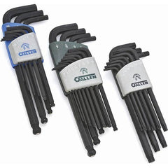 Allen - Hex Key Sets Tool Type: Hex Key Handle Type: L-Key Long & Short Arm - Eagle Tool & Supply