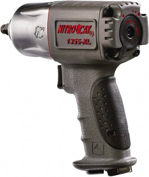 AIRCAT - 3/8" Drive, 10,000 RPM, 500 Ft/Lb Torque Impact Wrench - Pistol Grip Handle, 1,350 IPM, 6 CFM, 90 psi, 1/4" NPT Inlet - Eagle Tool & Supply