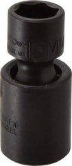 Proto - 3/8" Drive 13mm Standard Universal Impact Socket - 6 Points, 2" OAL - Eagle Tool & Supply