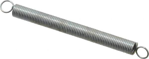 Gardner Spring - 0.187" OD, 2.41 Lb Max Load, 3.96" Max Ext Len, 0.023" Wire Diam Spring - 1.1 Lb/In Rating - Eagle Tool & Supply