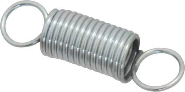 Gardner Spring - 1/4" OD, 3.28 Lb Max Load, 1-1/2" Max Ext Len, 0.0286" Wire Diam Spring - 5.21 Lb/In Rating - Eagle Tool & Supply