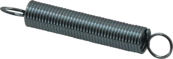 Gardner Spring - 1/4" OD, 3.35 Lb Max Load, 3.08" Max Ext Len, 0.0286" Wire Diam Spring - 2.01 Lb/In Rating - Eagle Tool & Supply