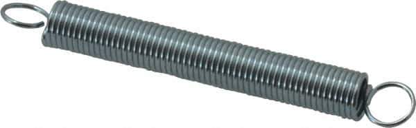 Gardner Spring - 1/4" OD, 3.37 Lb Max Load, 4.1" Max Ext Len, 0.0286" Wire Diam Spring - 1.45 Lb/In Rating - Eagle Tool & Supply