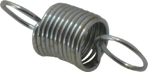 Gardner Spring - 0.312" OD, 2.62 Lb Max Load, 1.73" Max Ext Len, 0.0286" Wire Diam Spring - 3 Lb/In Rating - Eagle Tool & Supply