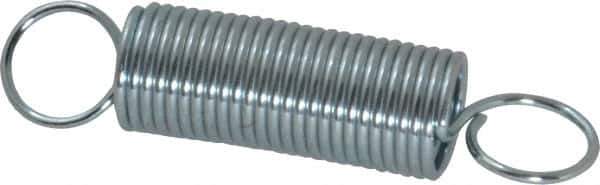 Gardner Spring - 3/8" OD, 3.8 Lb Max Load, 3.44" Max Ext Len, 0.0348" Wire Diam Spring - 1.88 Lb/In Rating - Eagle Tool & Supply