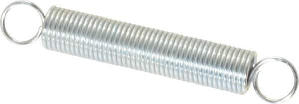 Gardner Spring - 0.437" OD, 8.01 Lb Max Load, 5.27" Max Ext Len, 0.0475" Wire Diam Spring - 2.8 Lb/In Rating - Eagle Tool & Supply