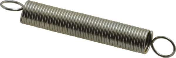 Gardner Spring - 0.437" OD, 8.02 Lb Max Load, 5.88" Max Ext Len, 0.0475" Wire Diam Spring - 2.41 Lb/In Rating - Eagle Tool & Supply