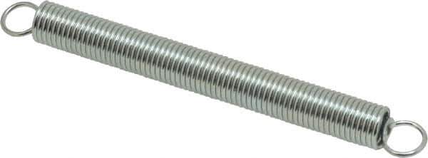 Gardner Spring - 0.38" OD, 12.55 Lb Max Load, 8.1" Max Ext Len, 0.0475" Wire Diam Spring - 2.93 Lb/In Rating - Eagle Tool & Supply