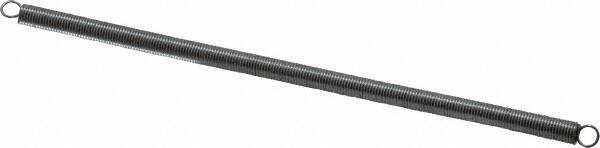Gardner Spring - 0.28" OD, 5.28 Lb Max Load, 14.16" Max Ext Len, 0.0348" Wire Diam Spring - 0.67 Lb/In Rating - Eagle Tool & Supply