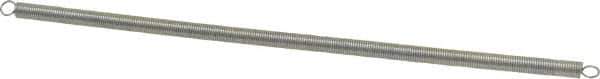 Gardner Spring - 0.23" OD, 3.66 Lb Max Load, 13.73" Max Ext Len, 0.0286" Wire Diam Spring - 0.45 Lb/In Rating - Eagle Tool & Supply