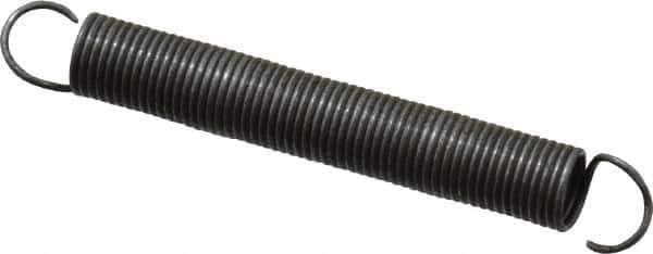 Gardner Spring - 3/32" OD, 0.6 Lb Max Load, 2" Max Ext Len, 0.01" Wire Diam Spring - 0.44 Lb/In Rating, 3/4" Free Length - Eagle Tool & Supply