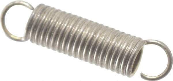 Gardner Spring - 3/32" OD, 1 Lb Max Load, 0.66" Max Ext Len, 0.012" Wire Diam Spring - 3.2 Lb/In Rating, 3/8" Free Length - Eagle Tool & Supply