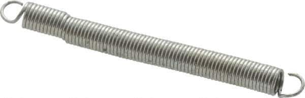 Gardner Spring - 3/32" OD, 1 Lb Max Load, 2.1" Max Ext Len, 0.012" Wire Diam Spring - 0.82 Lb/In Rating, 1" Free Length - Eagle Tool & Supply