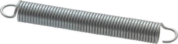 Gardner Spring - 1/8" OD, 1.6 Lb Max Load, 1.93" Max Ext Len, 0.016" Wire Diam Spring - 1.5 Lb/In Rating, 1" Free Length - Eagle Tool & Supply