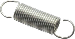 Gardner Spring - 1/4" OD, 3.1 Lb Max Load, 1.96" Max Ext Len, 0.026" Wire Diam Spring - 2.8 Lb/In Rating, 1" Free Length - Eagle Tool & Supply
