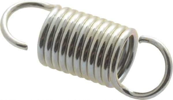 Gardner Spring - 3/8" OD, 10 Lb Max Load, 1.44" Max Ext Len, 0.045" Wire Diam Spring - 20.2 Lb/In Rating, 1" Free Length - Eagle Tool & Supply