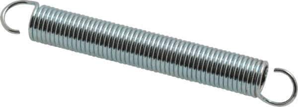 Gardner Spring - 3/8" OD, 10 Lb Max Load, 5-3/4" Max Ext Len, 0.045" Wire Diam Spring - 3.2 Lb/In Rating, 3" Free Length - Eagle Tool & Supply