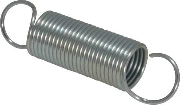 Gardner Spring - 1/2" OD, 7.5 Lb Max Load, 4.62" Max Ext Len, 0.045" Wire Diam Spring - 2.6 Lb/In Rating, 2" Free Length - Eagle Tool & Supply