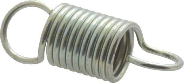 Gardner Spring - 1/2" OD, 13.2 Lb Max Load, 2.14" Max Ext Len, 0.055" Wire Diam Spring - 15.6 Lb/In Rating, 1-3/8" Free Length - Eagle Tool & Supply